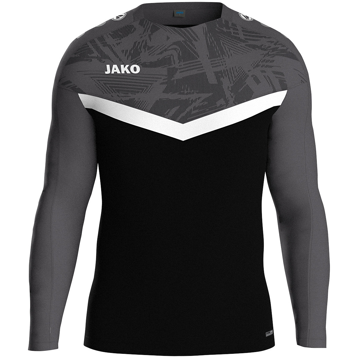 JAKO Sweat Iconic (schwarz/anthrazit)