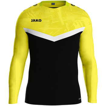 JAKO Sweat Iconic (schwarz/soft yellow)
