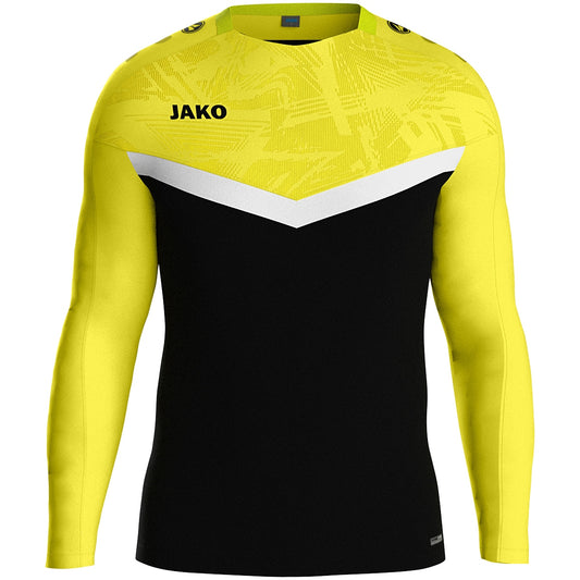 JAKO Sweat Iconic (schwarz/soft yellow)
