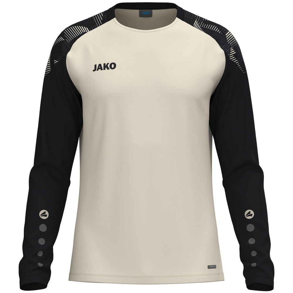 JAKO Longsleeve Sonic (off white/schwarz)