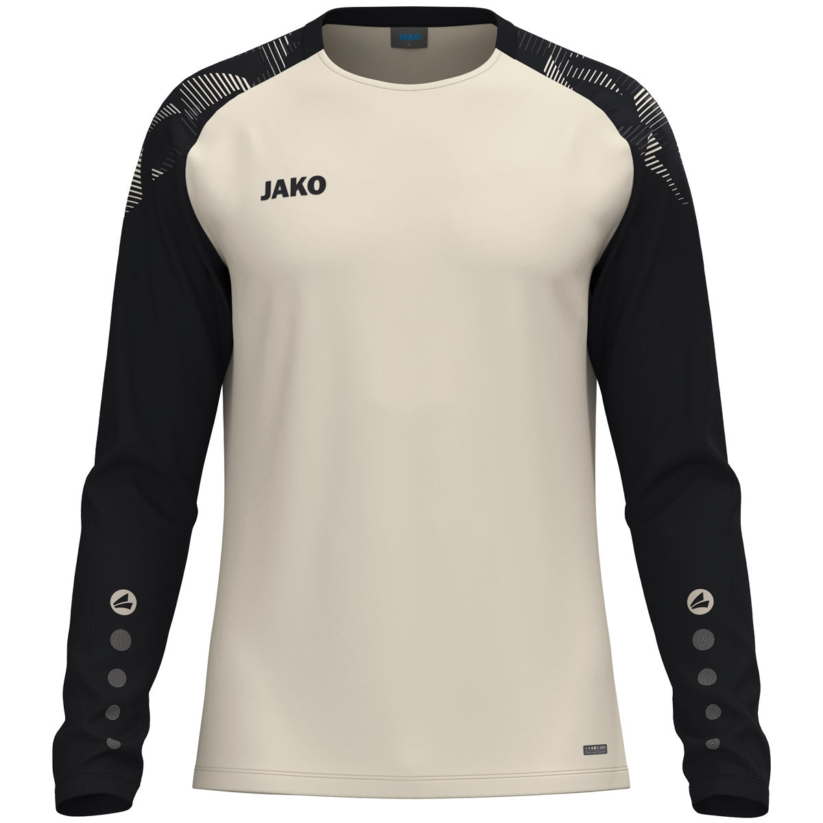 JAKO Longsleeve Sonic (off white/schwarz)