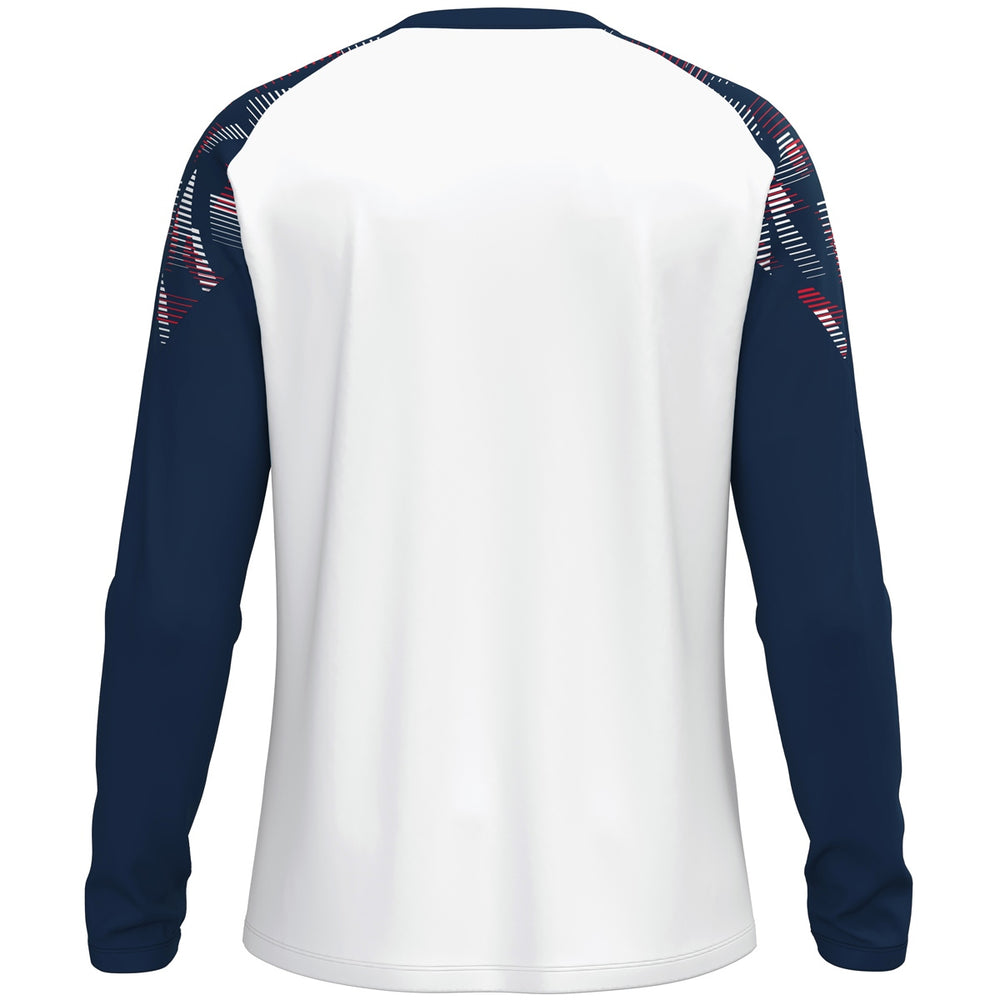 JAKO Longsleeve Sonic (weiß/marine/rot)