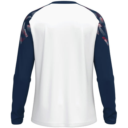 JAKO Longsleeve Sonic (weiß/marine/rot)