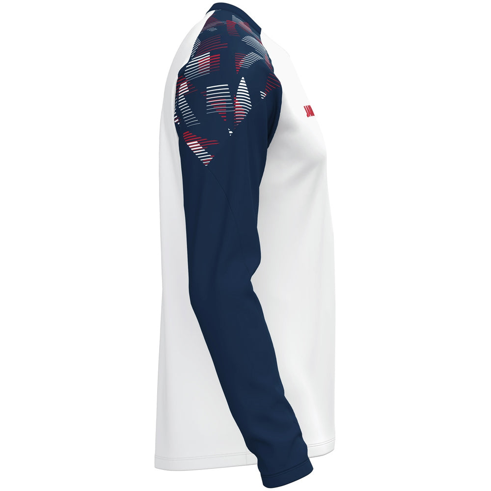 JAKO Longsleeve Sonic (weiß/marine/rot)