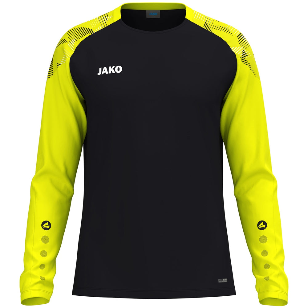 JAKO Longsleeve Sonic (schwarz/neongelb)