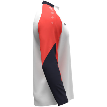 JAKO Longsleeve Dynamic (weiß/coral/marine)