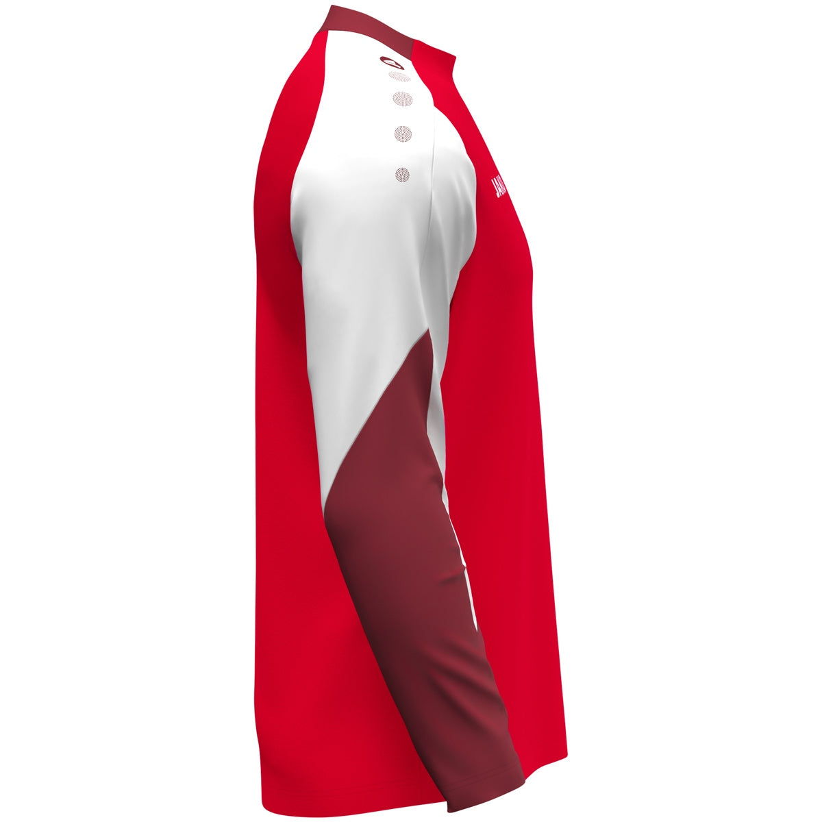 JAKO Longsleeve Dynamic (rot/weiß/dunkelrot)