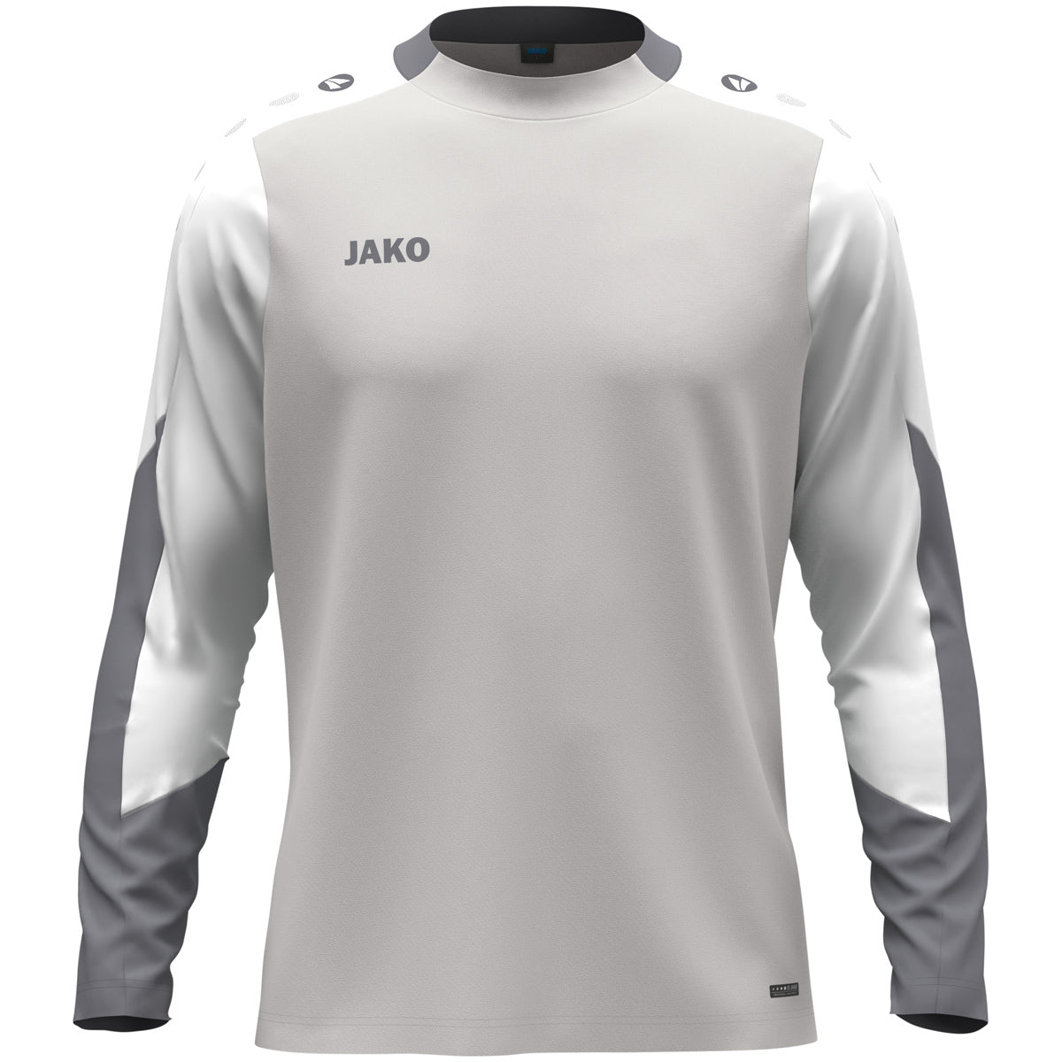 JAKO Longsleeve Dynamic (hellgrau/weiß/grau)