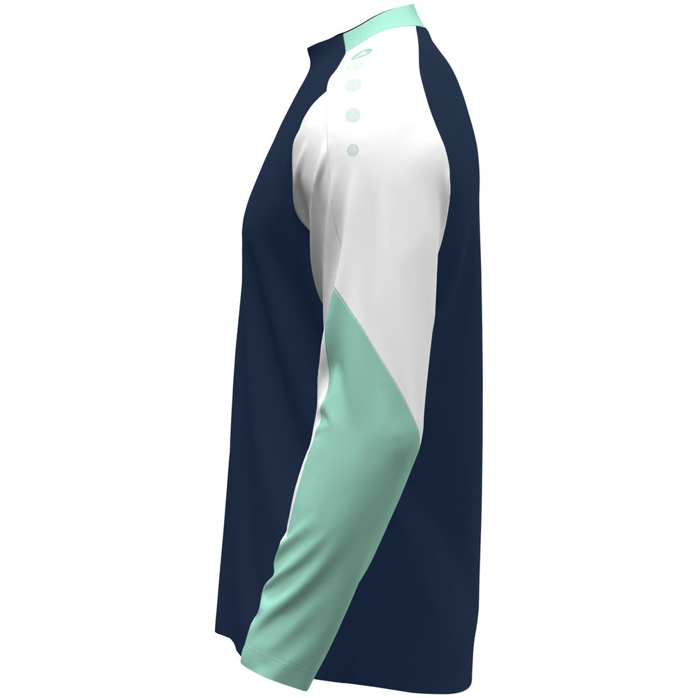 JAKO Longsleeve Dynamic (marine/weiß/minze)