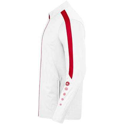 JAKO Polyesterjacke Power (weiß/rot)