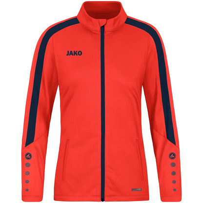 JAKO Polyesterjacke Power Damen (flame/marine)