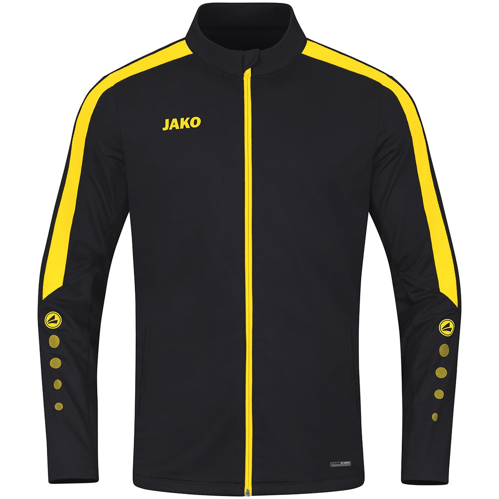 JAKO Polyesterjacke Power (schwarz/citro)