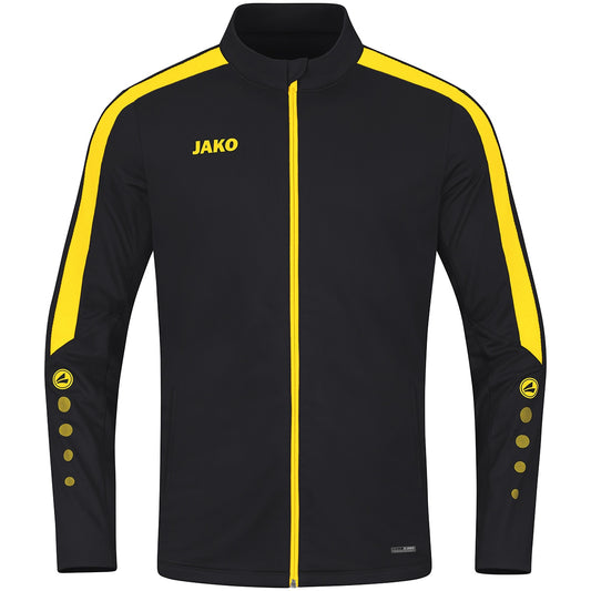 JAKO Polyesterjacke Power (schwarz/citro)