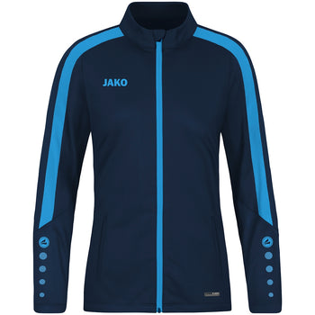 JAKO Polyesterjacke Power Damen (marine/skyblue)