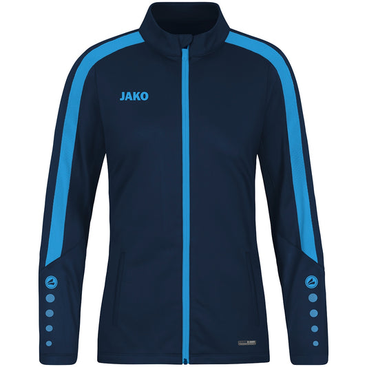 JAKO Polyesterjacke Power Damen (marine/skyblue)