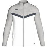 JAKO Polyesterjacke Iconic (weiß/soft grey/anthra light)