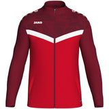 JAKO Polyesterjacke Iconic (rot/weinrot)