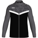 JAKO Polyesterjacke Iconic (schwarz/anthrazit)