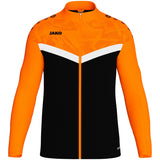 JAKO Polyesterjacke Iconic (schwarz/neonorange)