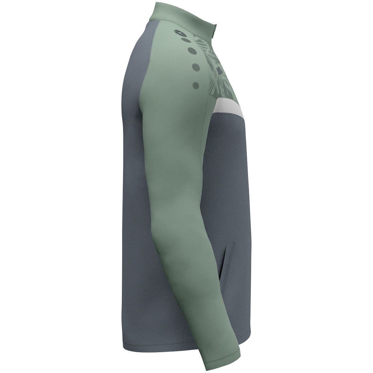 JAKO Polyesterjacke Iconic (anthra light/mintgrün/soft grey)