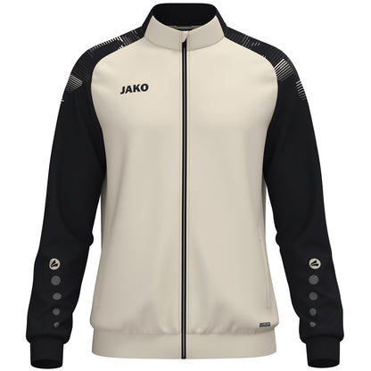 JAKO Polyesterjacke Sonic (off white/schwarz)