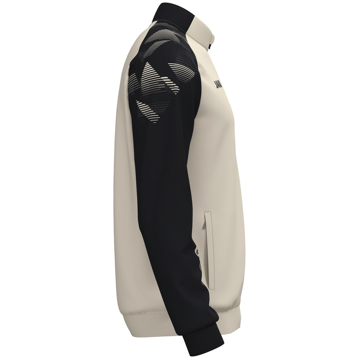 JAKO Polyesterjacke Sonic (off white/schwarz)