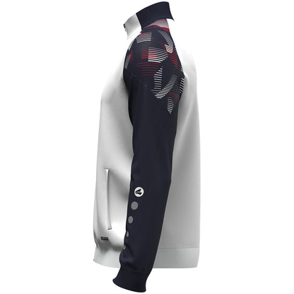 JAKO Polyesterjacke Sonic (weiß/marine/rot)