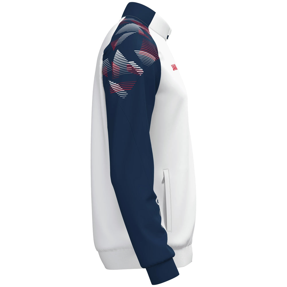 JAKO Polyesterjacke Sonic (weiß/marine/rot)