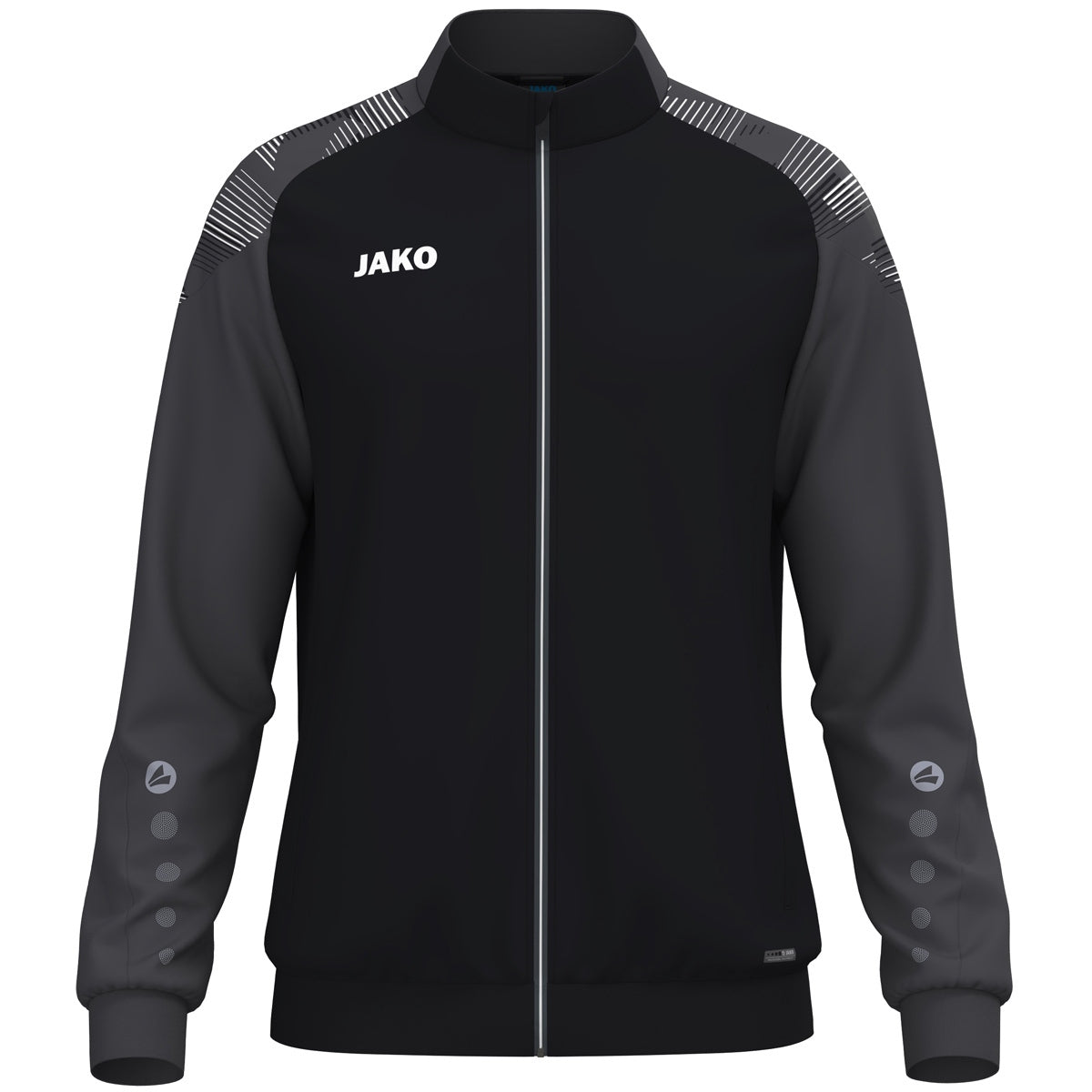 JAKO Polyesterjacke Sonic (schwarz/anthrazit)