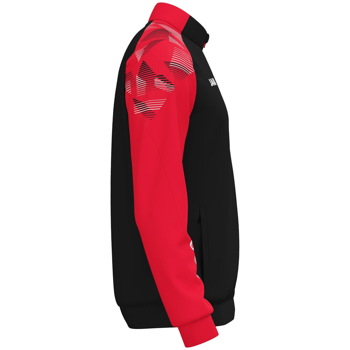 JAKO Polyesterjacke Sonic (schwarz/rot)