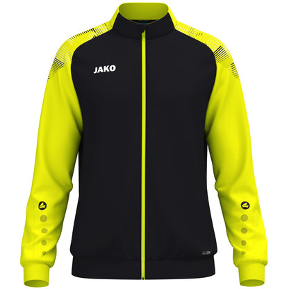 JAKO Polyesterjacke Sonic (schwarz/neongelb)