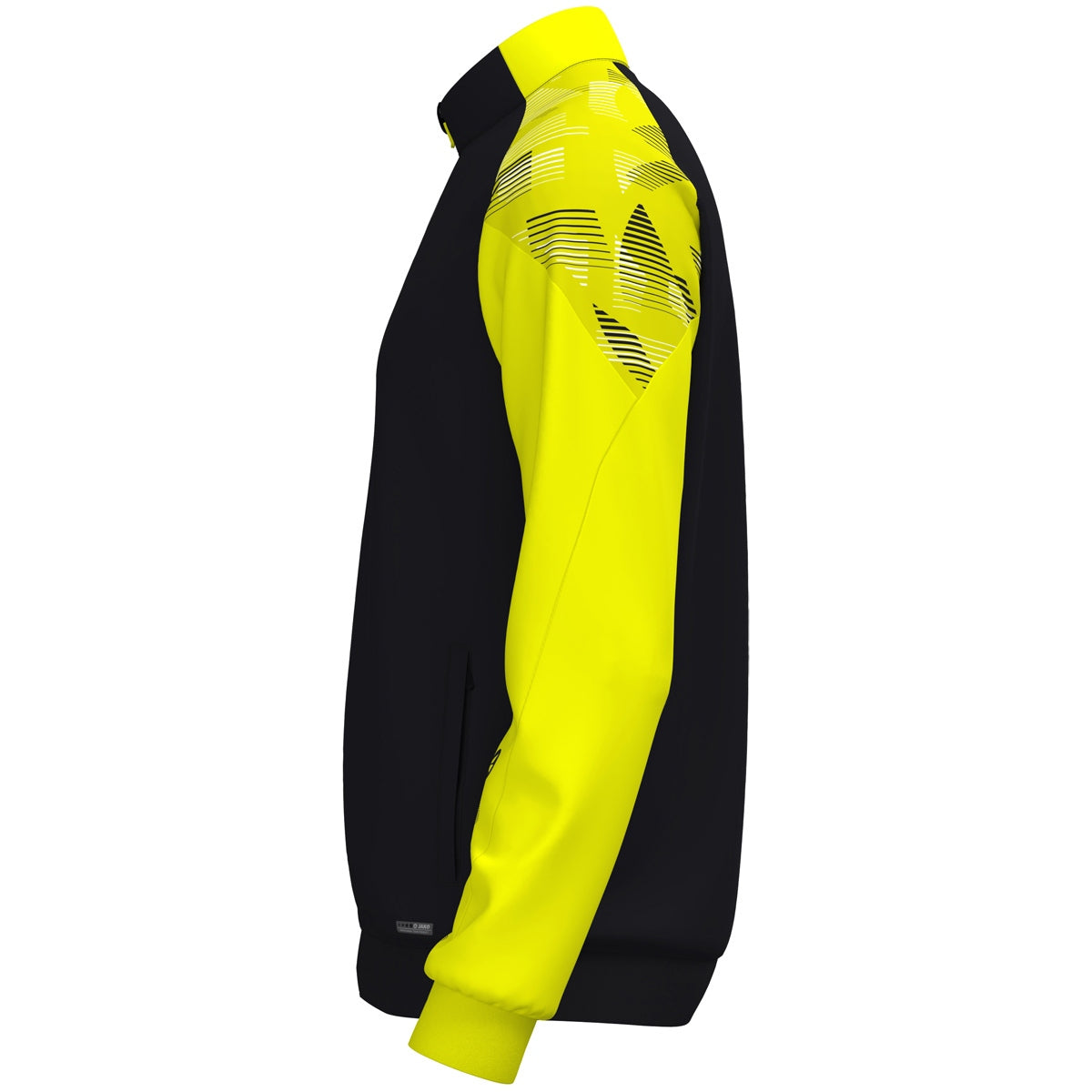 JAKO Polyesterjacke Sonic (schwarz/neongelb)