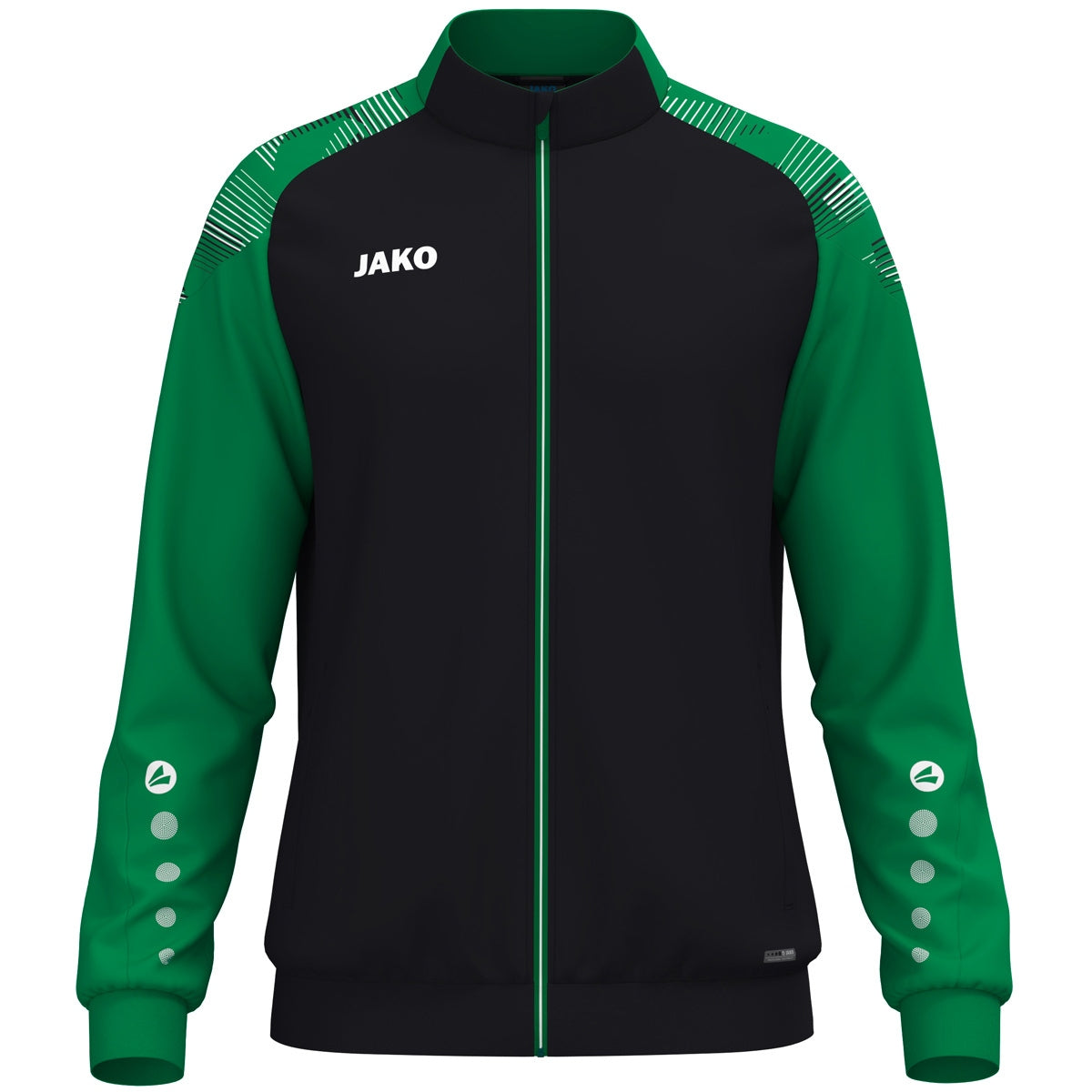 JAKO Polyesterjacke Sonic (schwarz/grün)