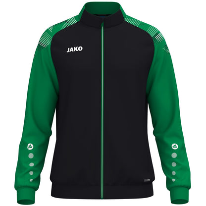 JAKO Polyesterjacke Sonic (schwarz/grün)