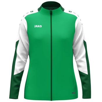 JAKO Polyesterjacke Dynamic Damen (grün/weiß/dunkelgrün)