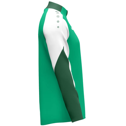 JAKO Polyesterjacke Dynamic Damen (grün/weiß/dunkelgrün)