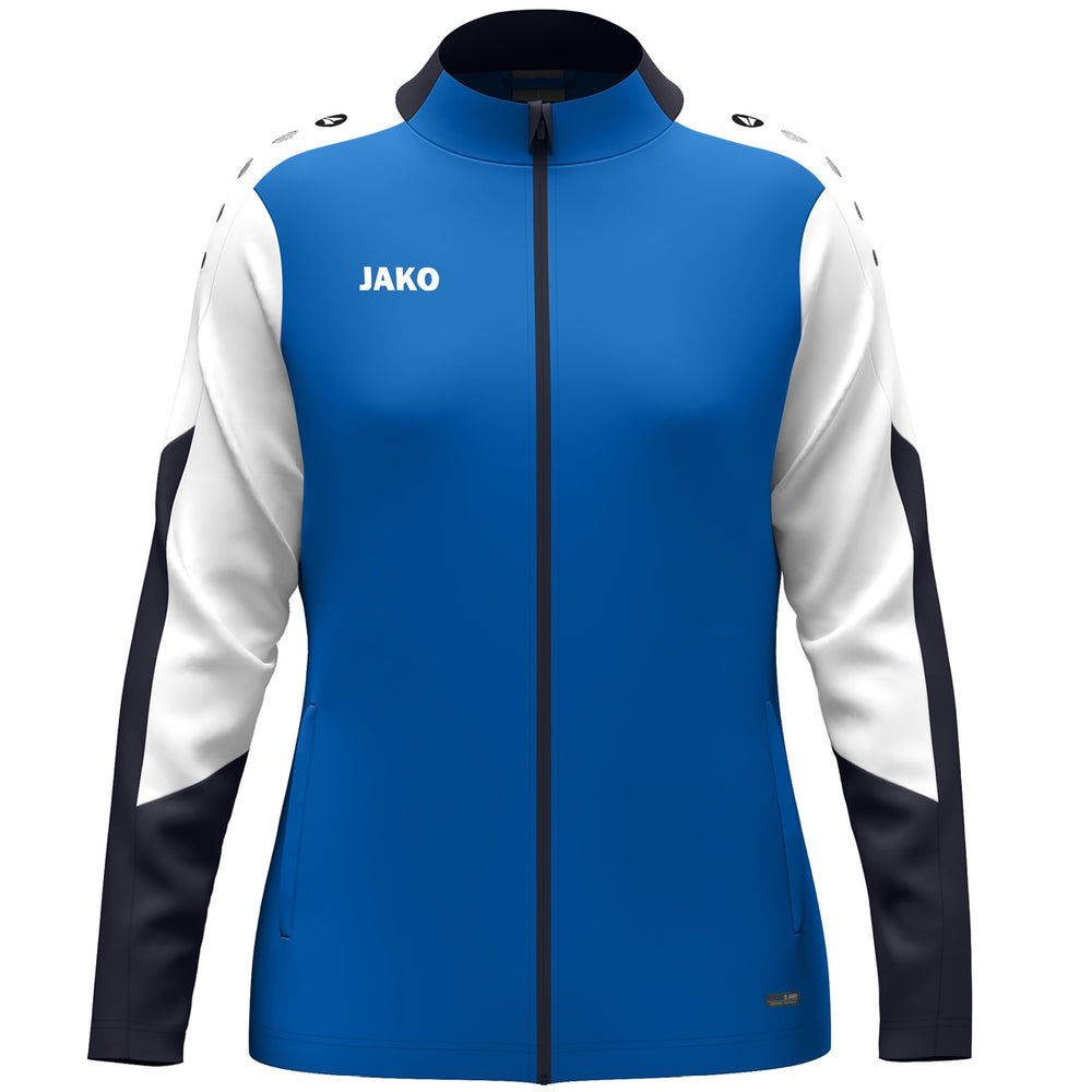 JAKO Polyesterjacke Dynamic Damen (royal/weiß/marine)