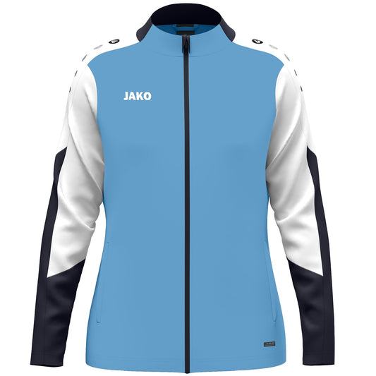 JAKO Polyesterjacke Dynamic Damen (skyblue/weiß/marine)
