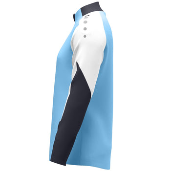 JAKO Polyesterjacke Dynamic Damen (skyblue/weiß/marine)