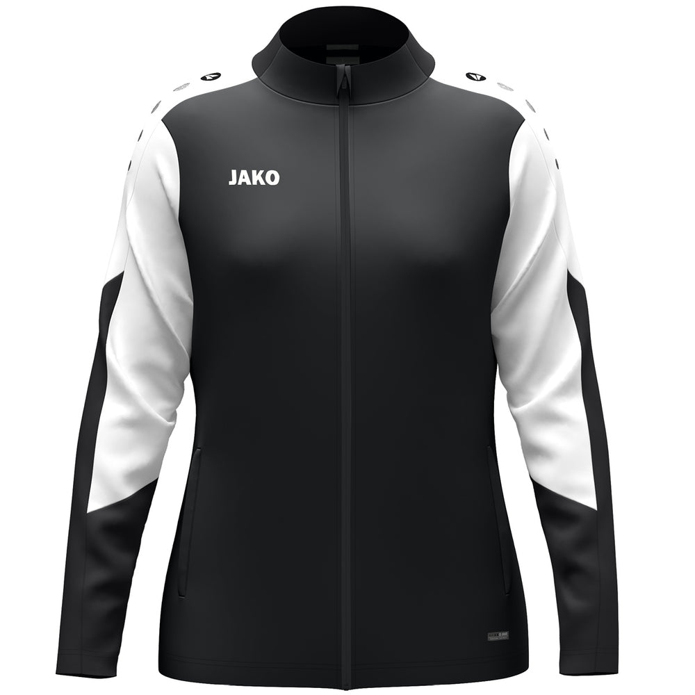 JAKO Polyesterjacke Dynamic Damen (schwarz/weiß/anthrazit)