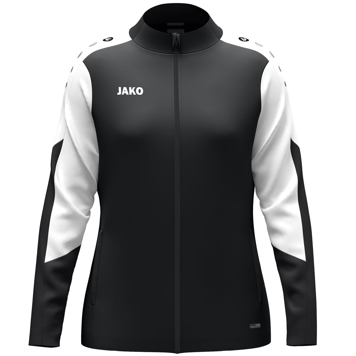 JAKO Polyesterjacke Dynamic Damen (schwarz/weiß/anthrazit)