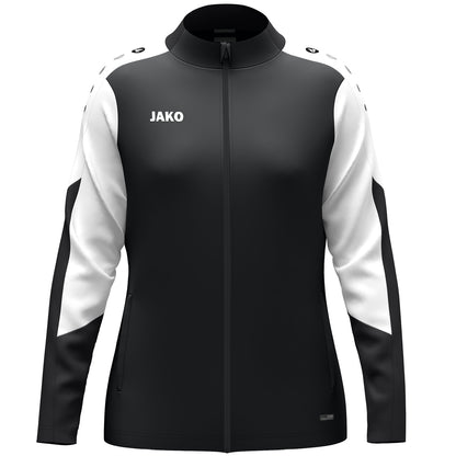 JAKO Polyesterjacke Dynamic Damen (schwarz/weiß/anthrazit)