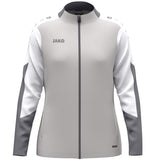 JAKO Polyesterjacke Dynamic Damen (hellgrau/weiß/grau)