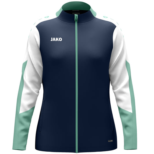 JAKO Polyesterjacke Dynamic Damen (marine/weiß/minze)