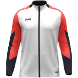 JAKO Polyesterjacke Dynamic (weiß/coral/marine)