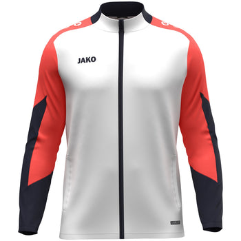JAKO Polyesterjacke Dynamic (weiß/coral/marine)