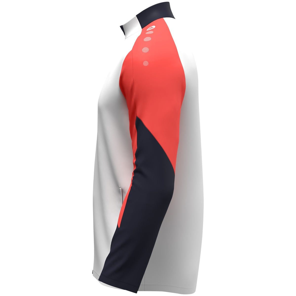 JAKO Polyesterjacke Dynamic (weiß/coral/marine)