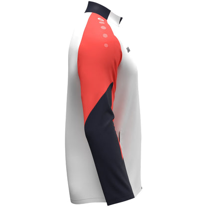 JAKO Polyesterjacke Dynamic (weiß/coral/marine)