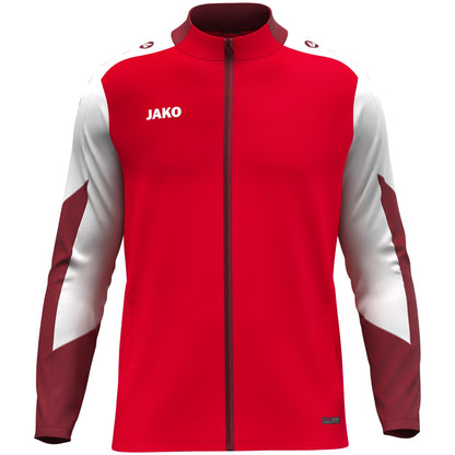 JAKO Polyesterjacke Dynamic (rot/weiß/dunkelrot)