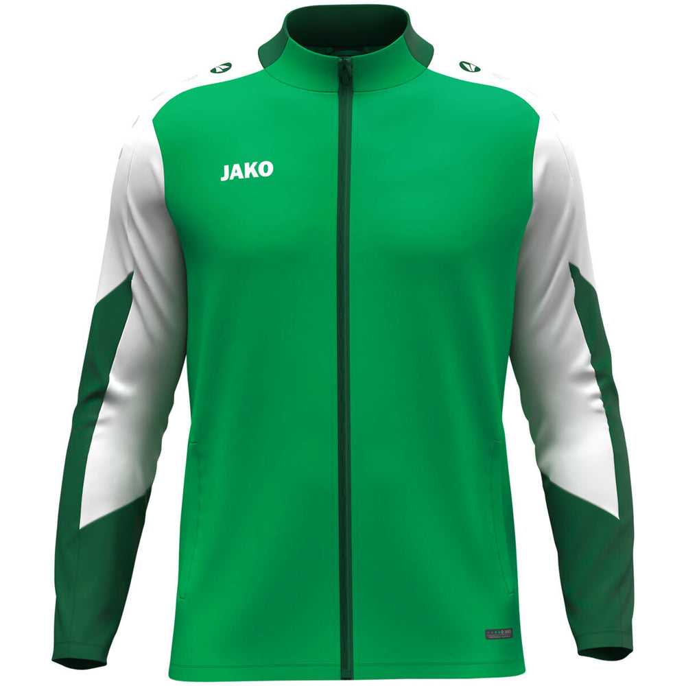 JAKO Polyesterjacke Dynamic (grün/weiß/dunkelgrün)